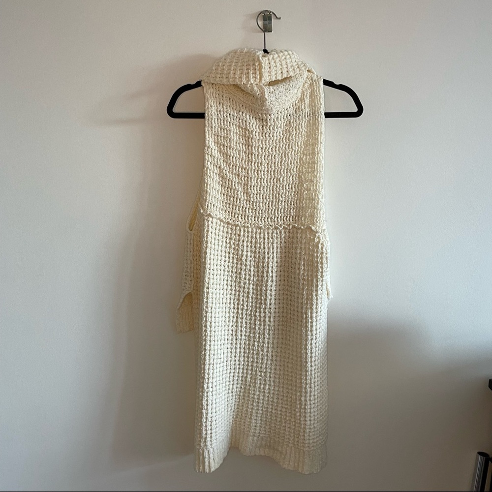 Free people hi-lo sleeveless turtleneck sweater - Picture 2 of 2